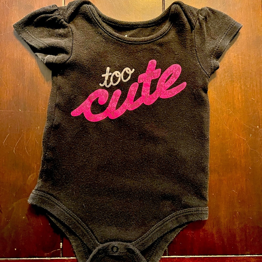 Too Cute onesie